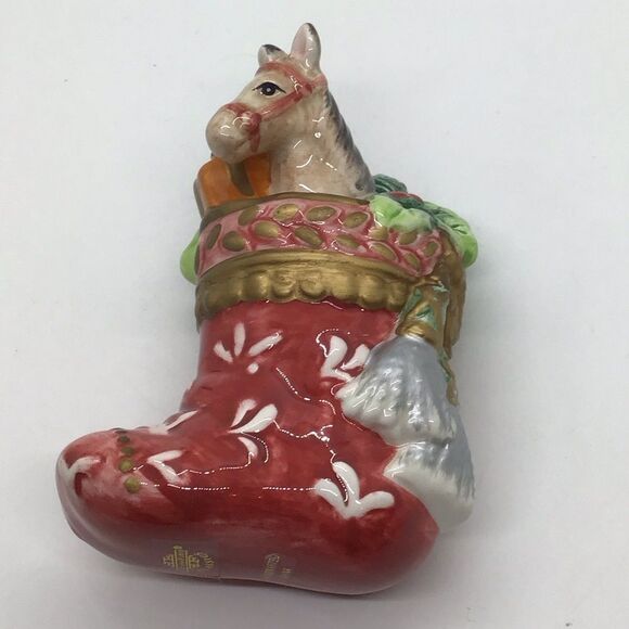 Fitz and Floyd Classics Stocking Ornament - Picture 1 of 7